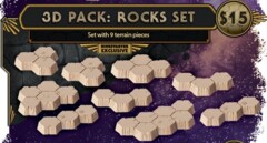 Masters of the Universe: Clash For Eternia - 3D Pack: Rocks Set